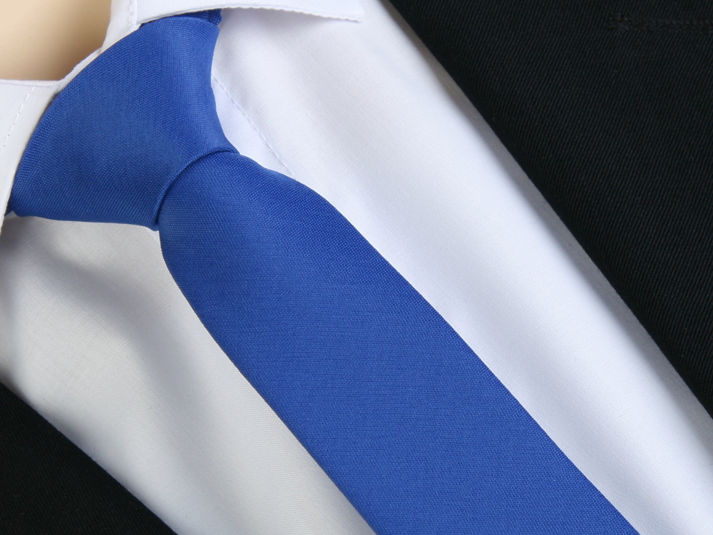 KRAWAT GŁADKI WĄSKI ŚLEDŹ 5 cm PROMOCJA - KOLORY Wzór dominujący bez wzoru