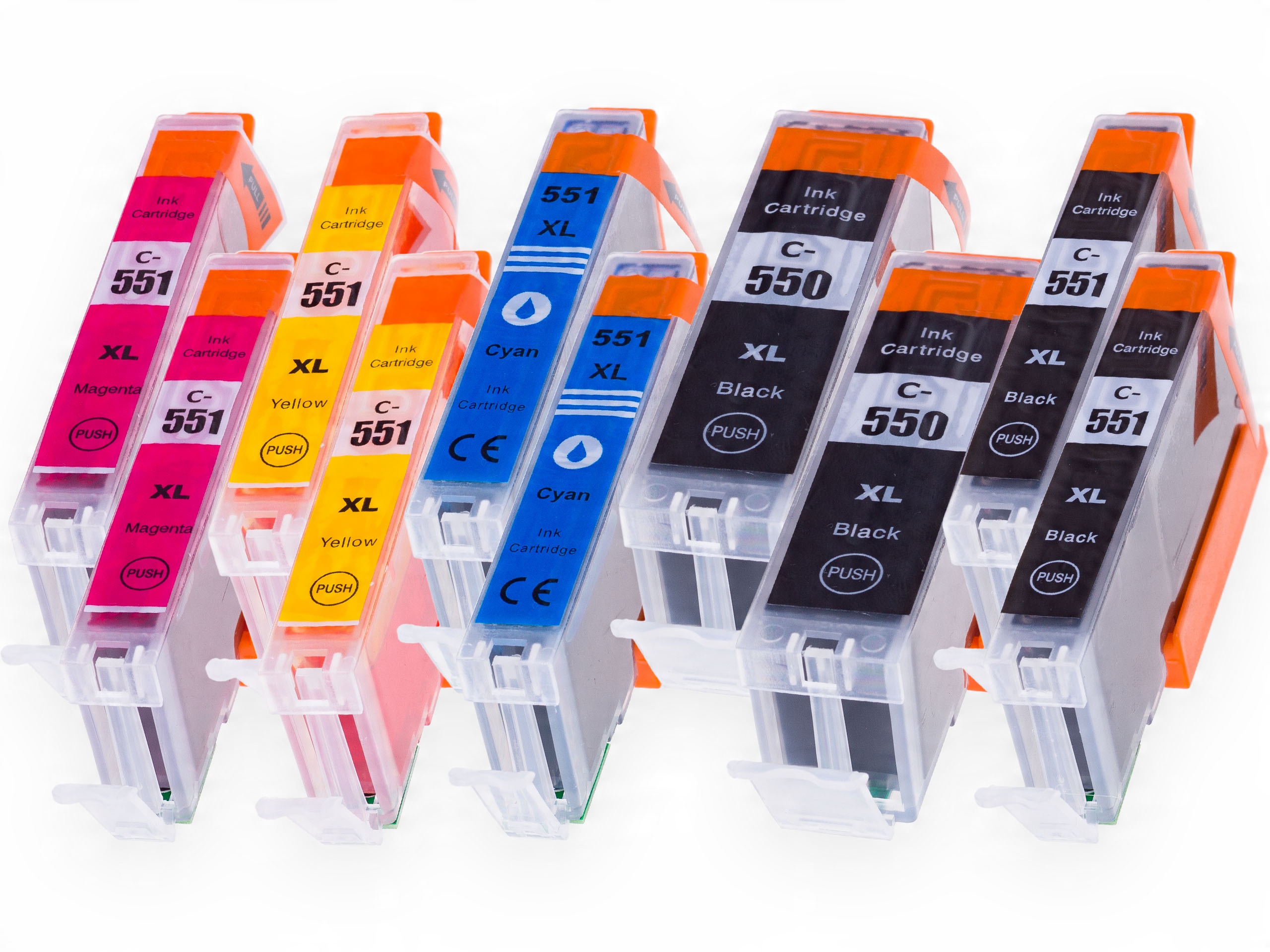 

10 Tusze XXL do Canon Pixma IP7250 MG5650 MG5550