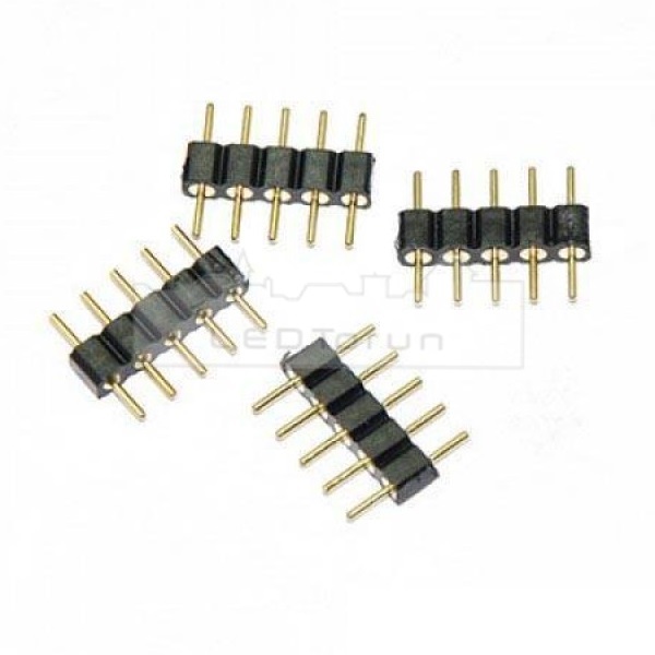 5x ZŁĄCZKA do taśmy LED RGBW 5-pin MĘSKA Marka Skori led