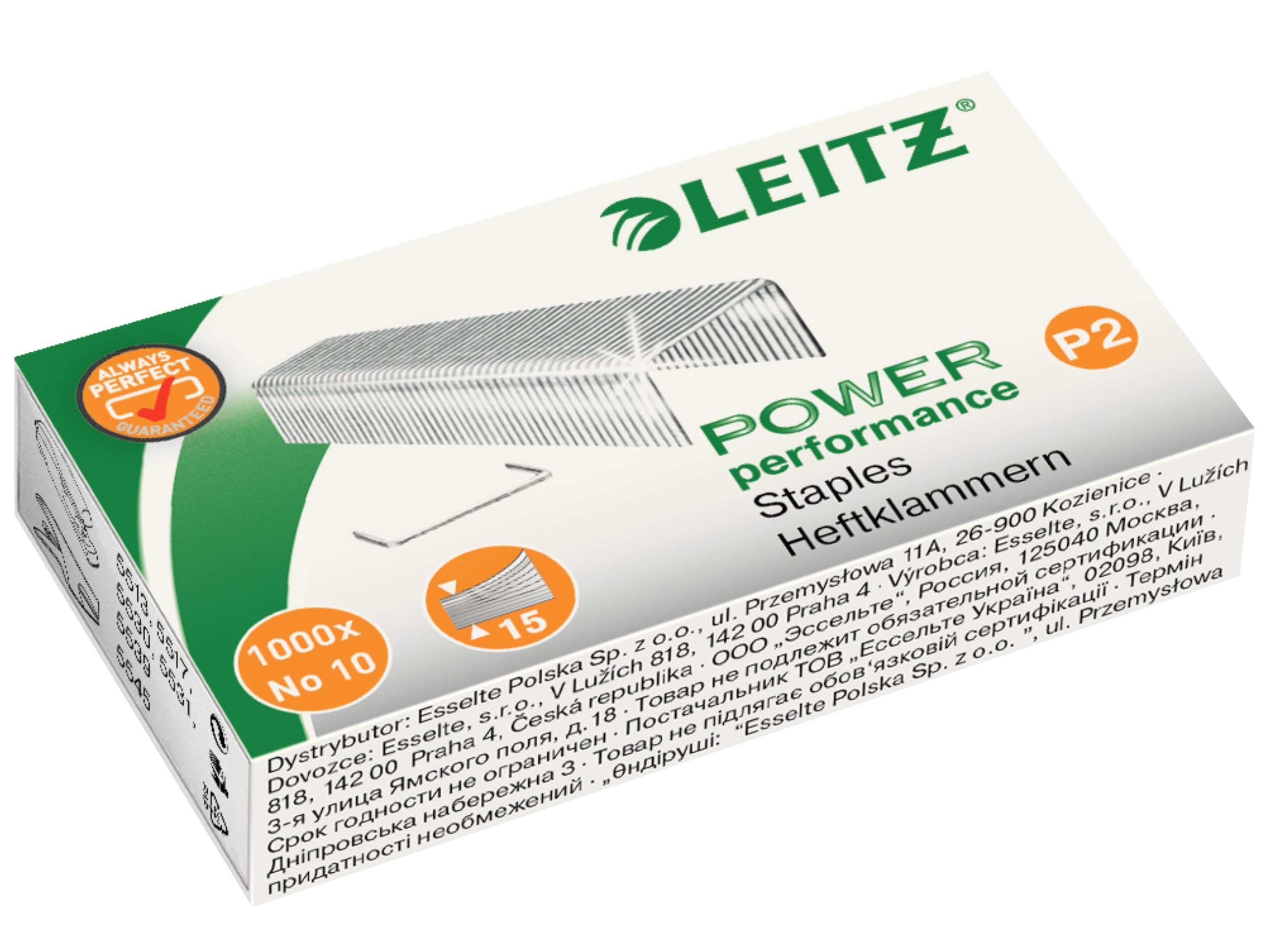 

Zszywki Leitz Power Performance P2 Nr 10 55770000