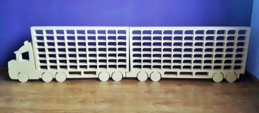 Malowany Tir Półka na resoraki Płeć chłopcy