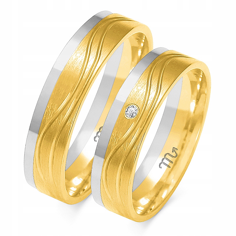 Zlaté Prsteny 14K 4 mm Brylant id A-223