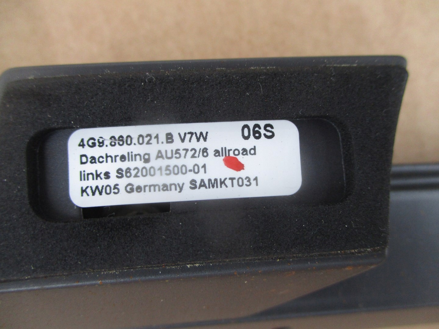 DACHRELING DACHRELING DACH AUDI A6 4G9 KOMBI