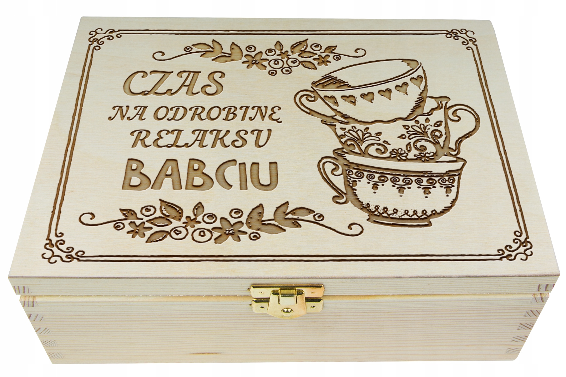 PUDEŁKO NA HERBATĘ DLA BABCI I DZIADKA PREZENT Marka inny