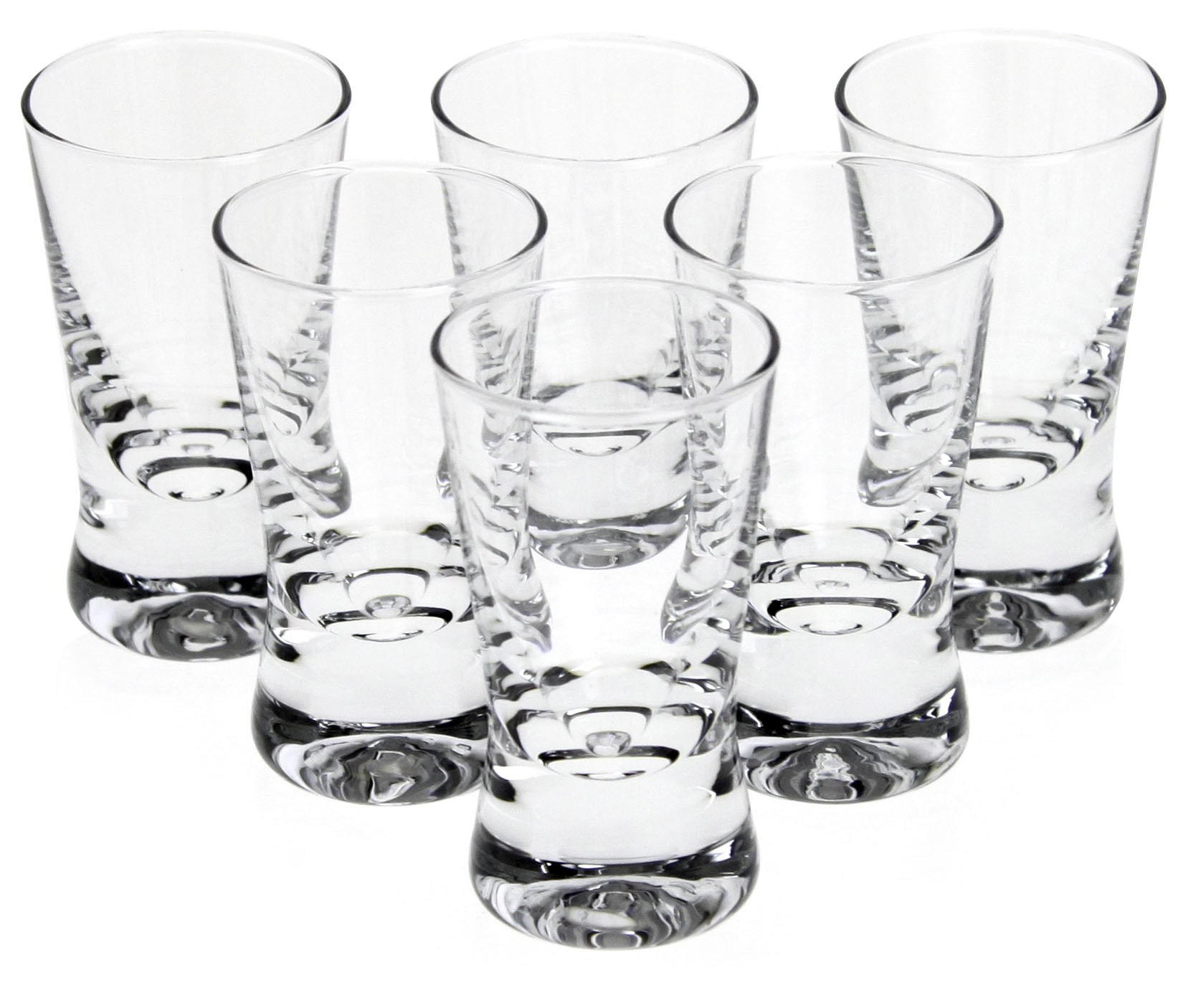 Kieliszki do wódki shot X IKS KROSNO 25ml 6 sztuk Kolor przezroczysty