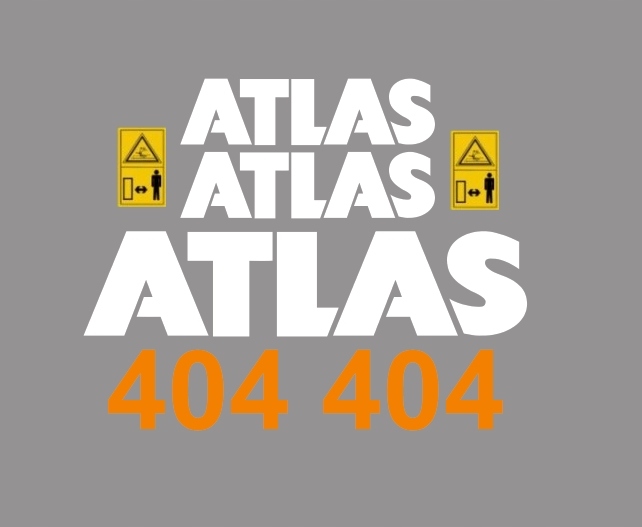 Samolepky samolepka Atlas 404