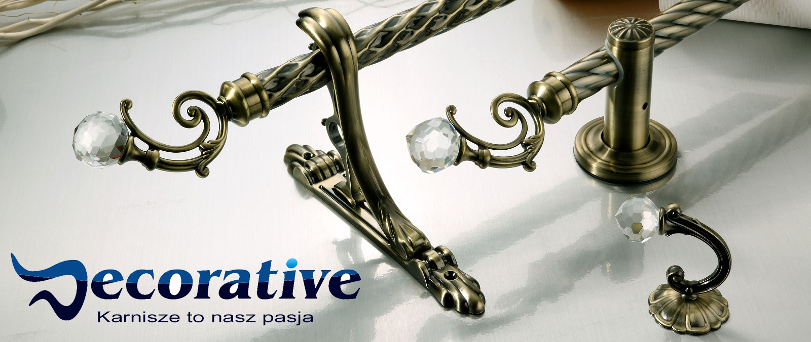 KARNISZE SIMPLE KARNISZ METAL POJEDYNCZY 19 / 280 Marka Decorative