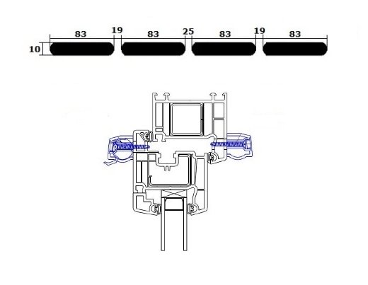 Nawiewnik Nawiewniki do okna okien okienny okienne Kod producenta Standard 4000 BIAŁY