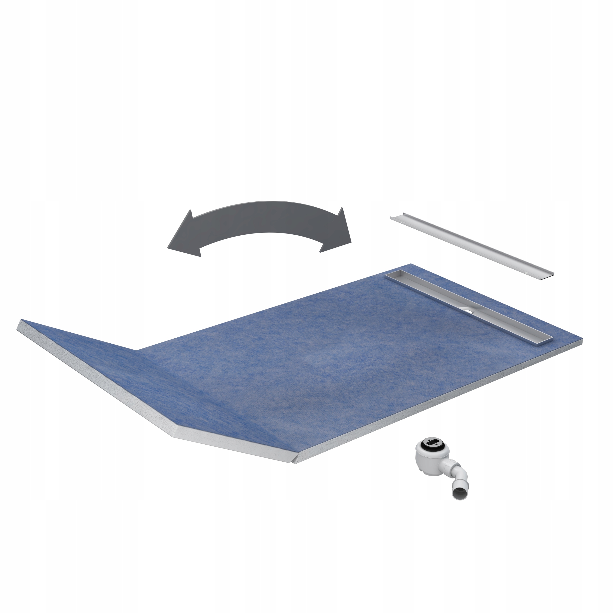 

Schedpol Odpływ liniowy jednospad.130+50x90 Plate