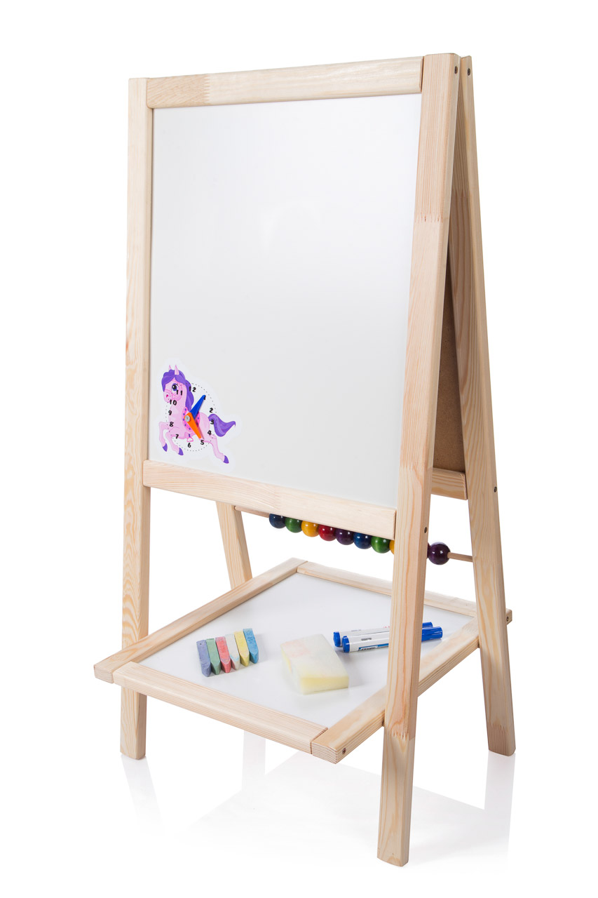 TABLICA MAGNETYCZNA KREDOWA ZEGAREK KUCYK PONY Wiek dziecka 3 lata +