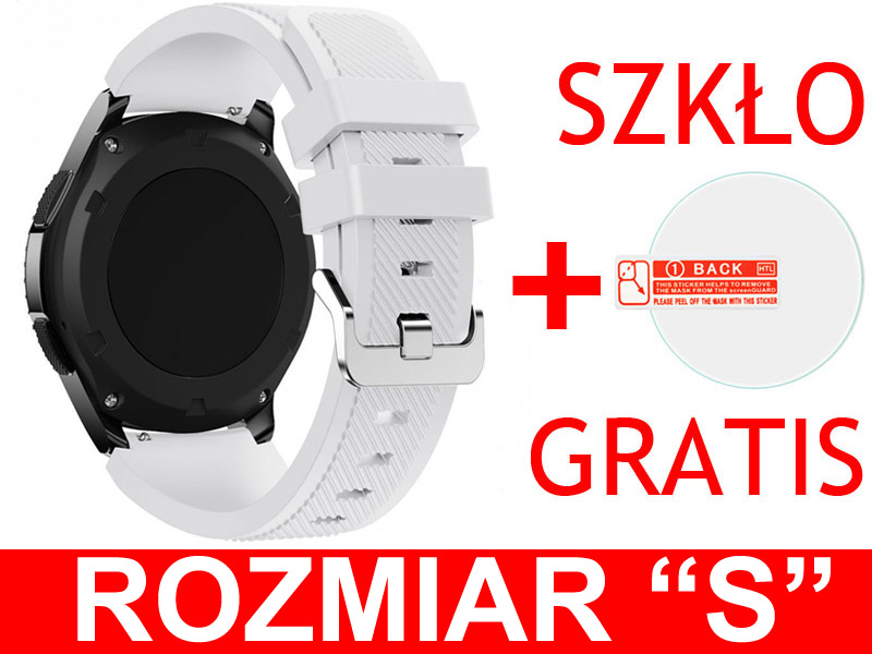 

Biały Pasek Smartwatch Samsung Gear S3 Rozmiar S