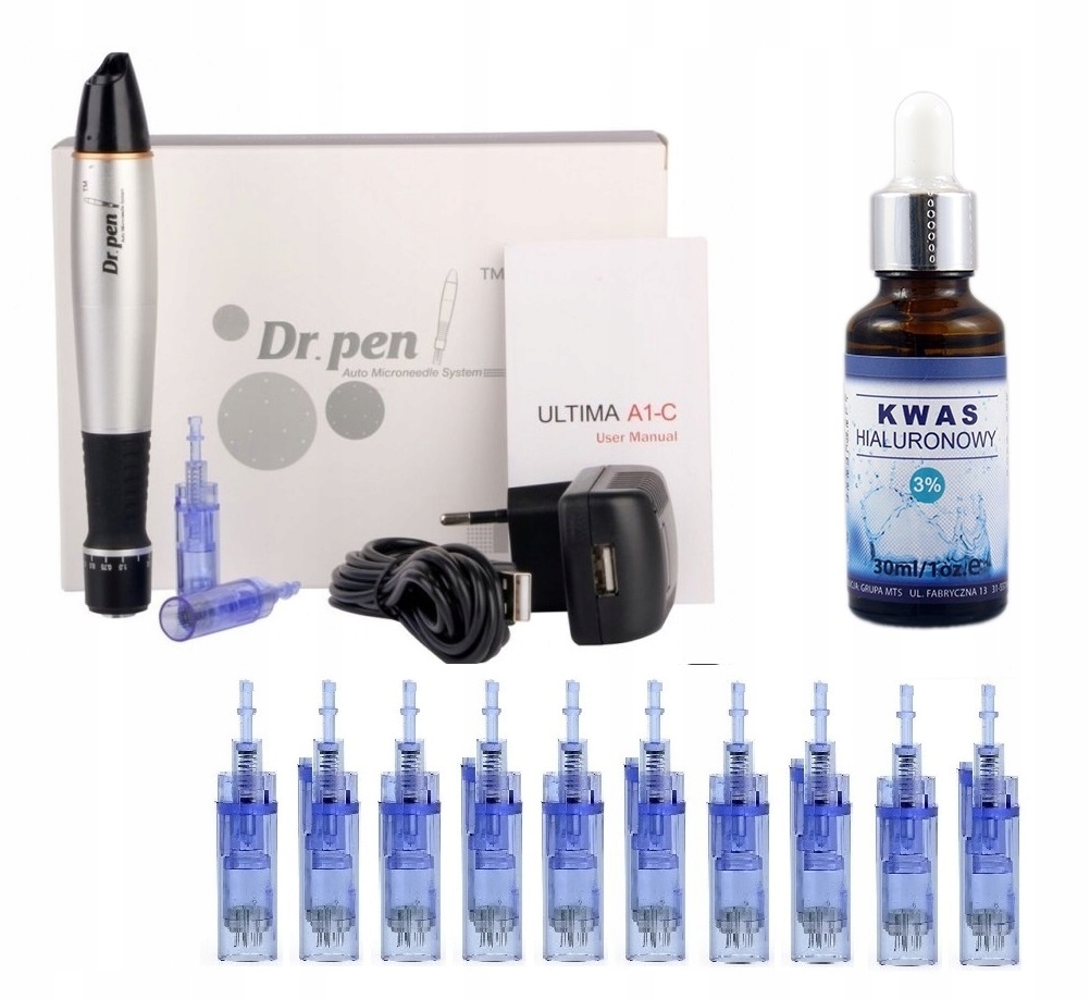 Mikrojehličková mezoterapie Dr Pen Dermapen Kyselina