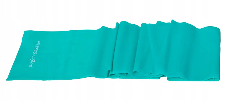 TAŚMA GUMA REHABILITACYJNA DO ĆWICZEŃ FITNESS 2M Kolor dominujący odcienie niebieskiego