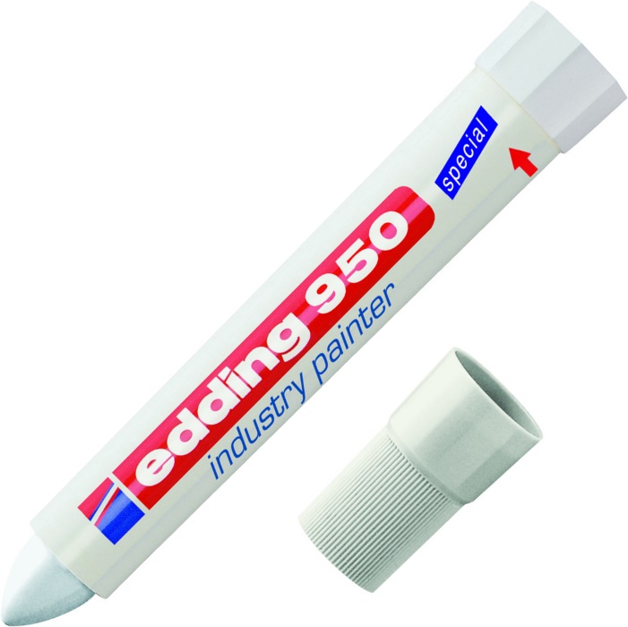 

Marker przemysłowy Edding 950 pasta biały