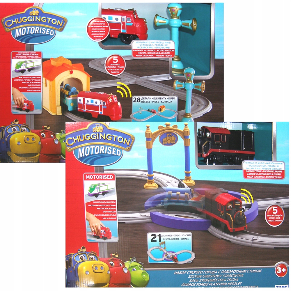 

Chuggington Dwa Zestawy Z Lokomotywami Na Baterie