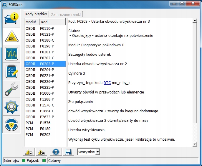 STN2120 ELM327 v4 Diagnoza OBD2 MSCAN Ford polski