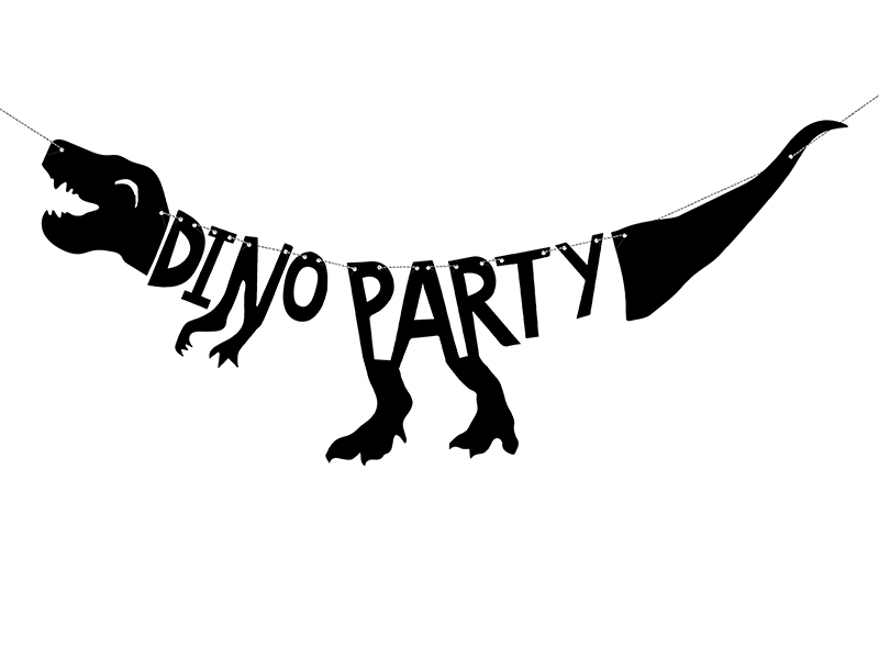 

Baner Dinozaury zwierzątka urodzinowy Dino Party