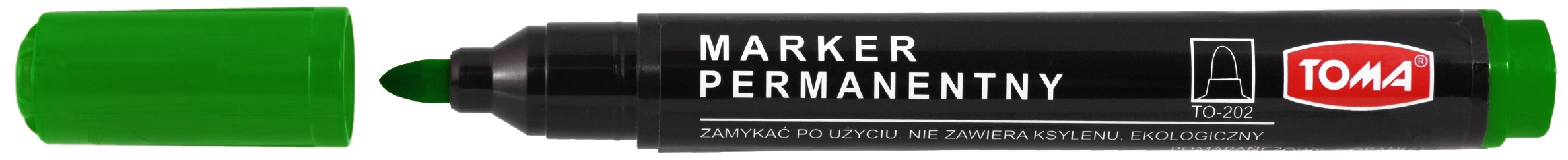 

Marker Permanentny Końcówka Okrągła Zielony TO-202