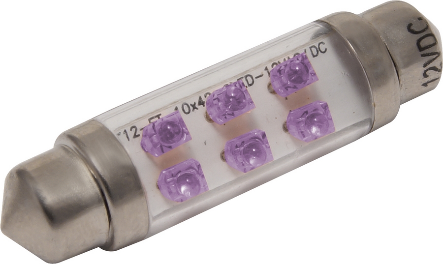 

żarówka rurkowa led C5W C10W 10x42 Uv ultra fiolet