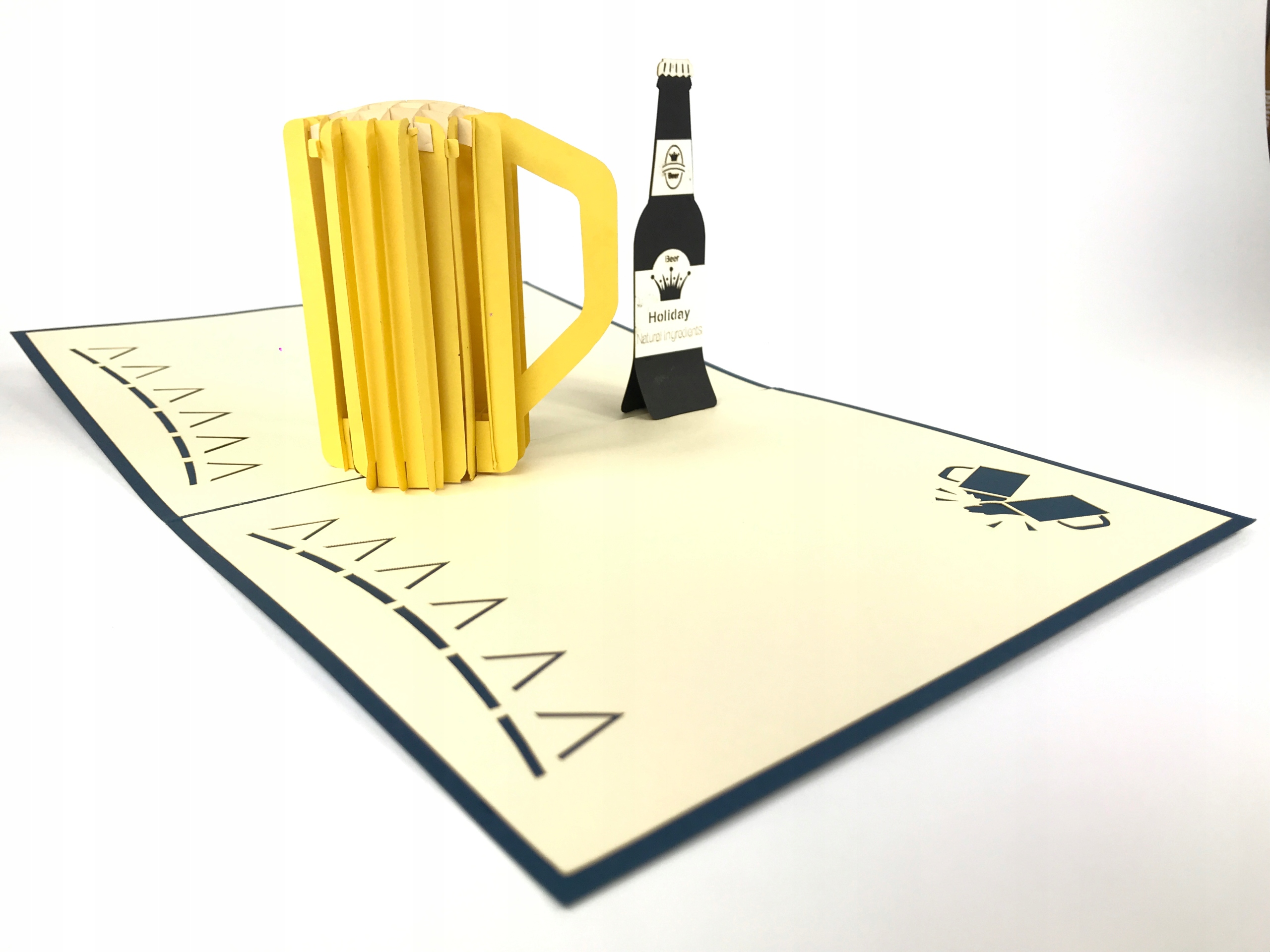 Pivný pohár, 3D pohľadnica, Deň otcov