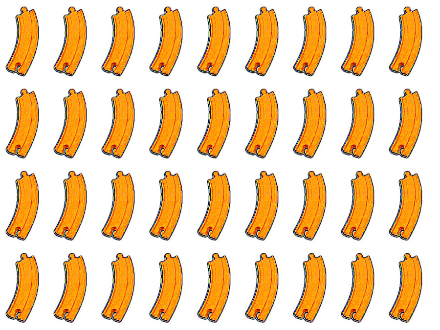 ЛУК БОЛЬШОЙ, Деревянные Рельсы - ДО 40 ШТУК ВОЗМОЖНОСТЬ !!!