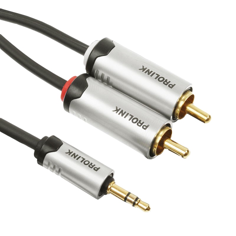 

Kabel 2RCA-3.5mm (jack) przewód Prolink Futura 2m