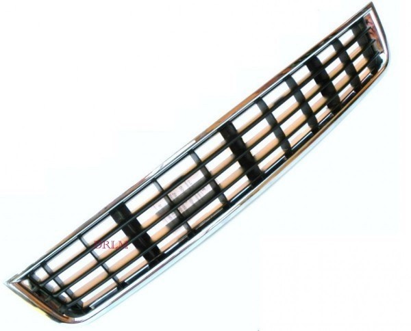 8E0807647; 8E080764701C; - AUDI A4 B6 решетка в бампер средняя рамка хром