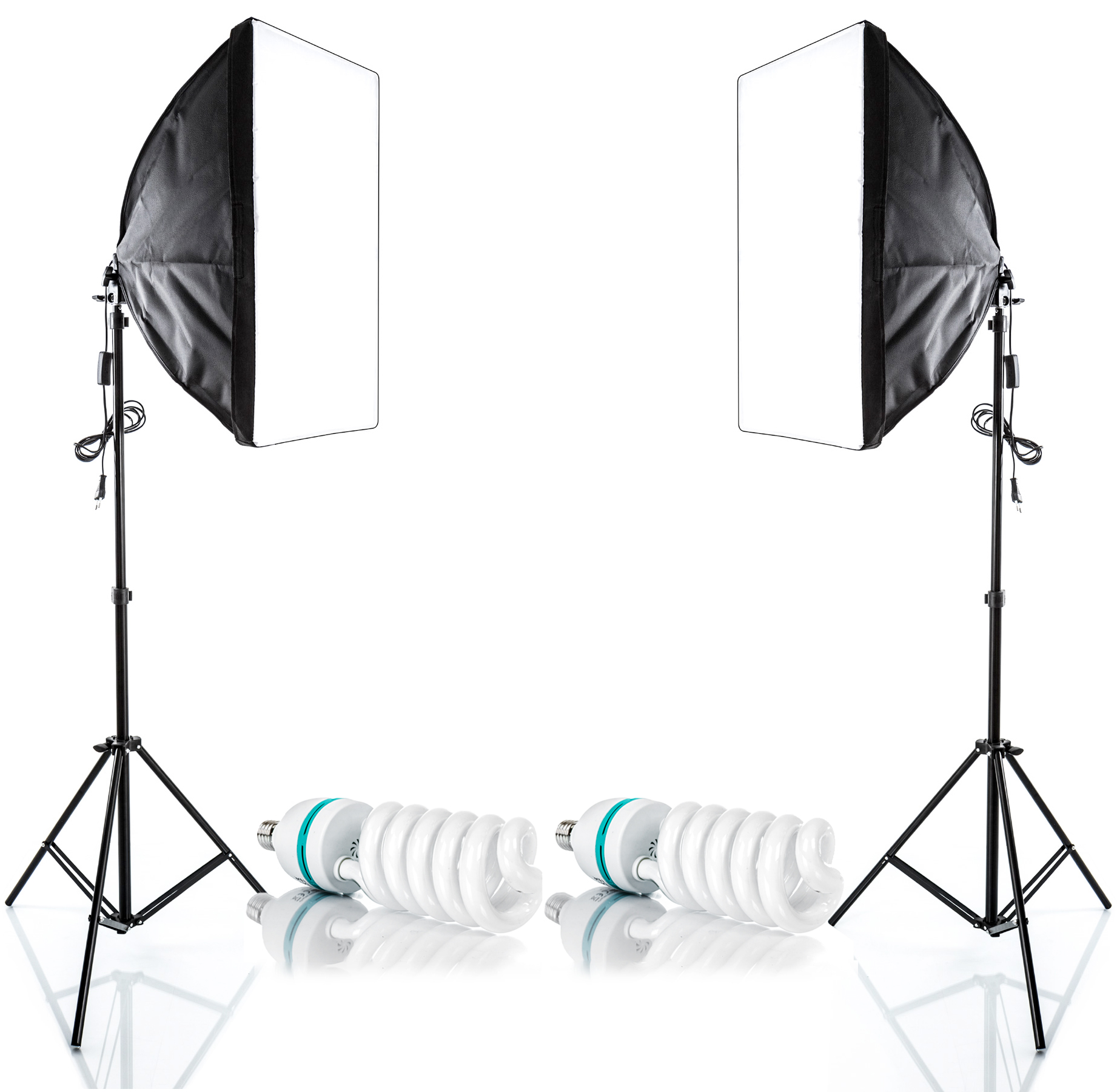 2 LAMPY FOTOGRAFICZNE SOFTBOX 50X70cm 400W STATYWY EAN (GTIN) 4799716751004