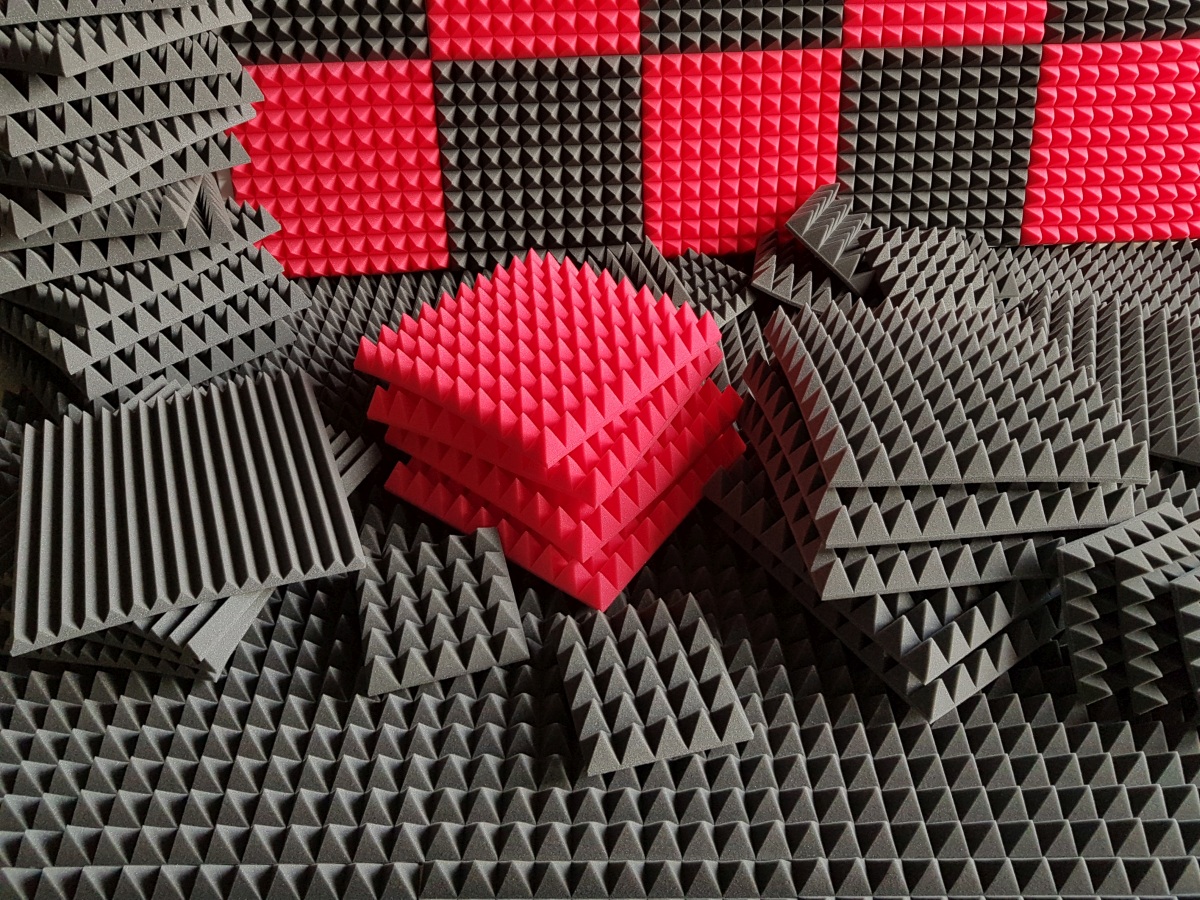 PANELE AKUSTYCZNE MATY GĄBKI PIRAMIDKI 50X50X4cm Kod producenta p50504