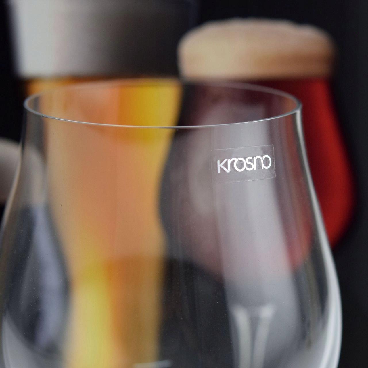 Pokal typu SNIFTER do ciemnego piwa KROSNO 500ml Linia Elite| Brewery | Zestaw konesera piwa