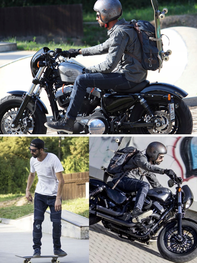 Spodnie Motocyklowe TRILOBITE SK8 30 | SALE -40% Model SK8 RIDING