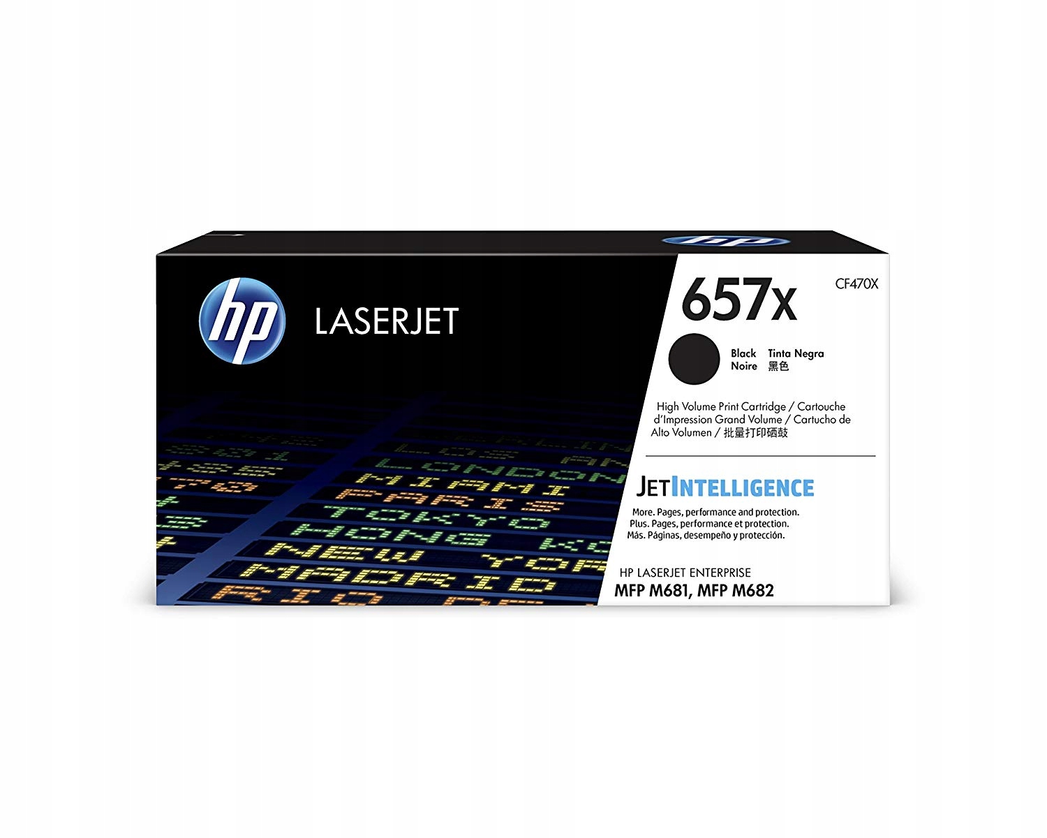 Toner Hp 657X Blk Contract Lj Toner Cartridge CF470X čierny (black)