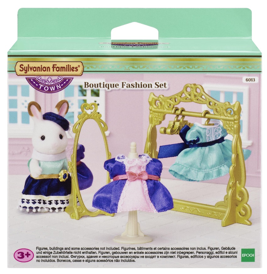 SYLVANIAN FAMILIES TOWN ZESTAW DO BUTIKU 6013 Materiał Plastik