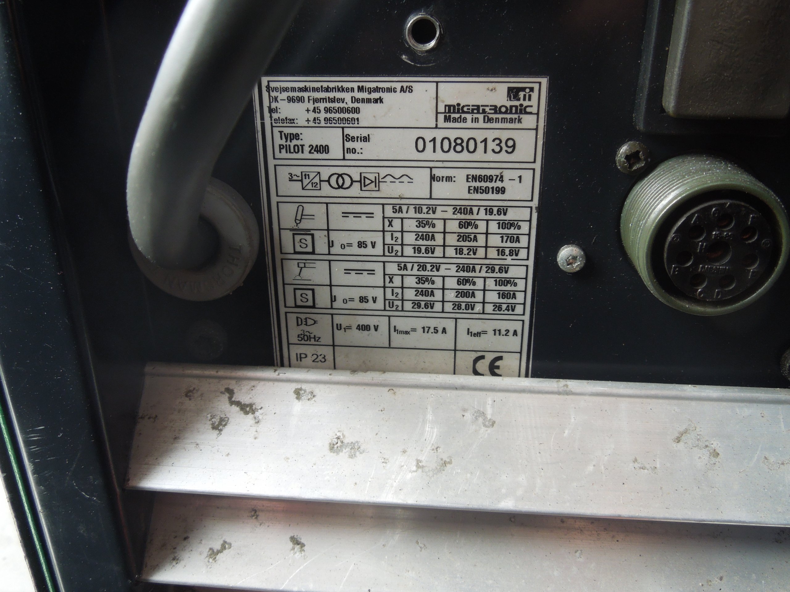 TIG DC+MMA MIGATRONIC PILOT 1800 !!!! Kod producenta hgfh