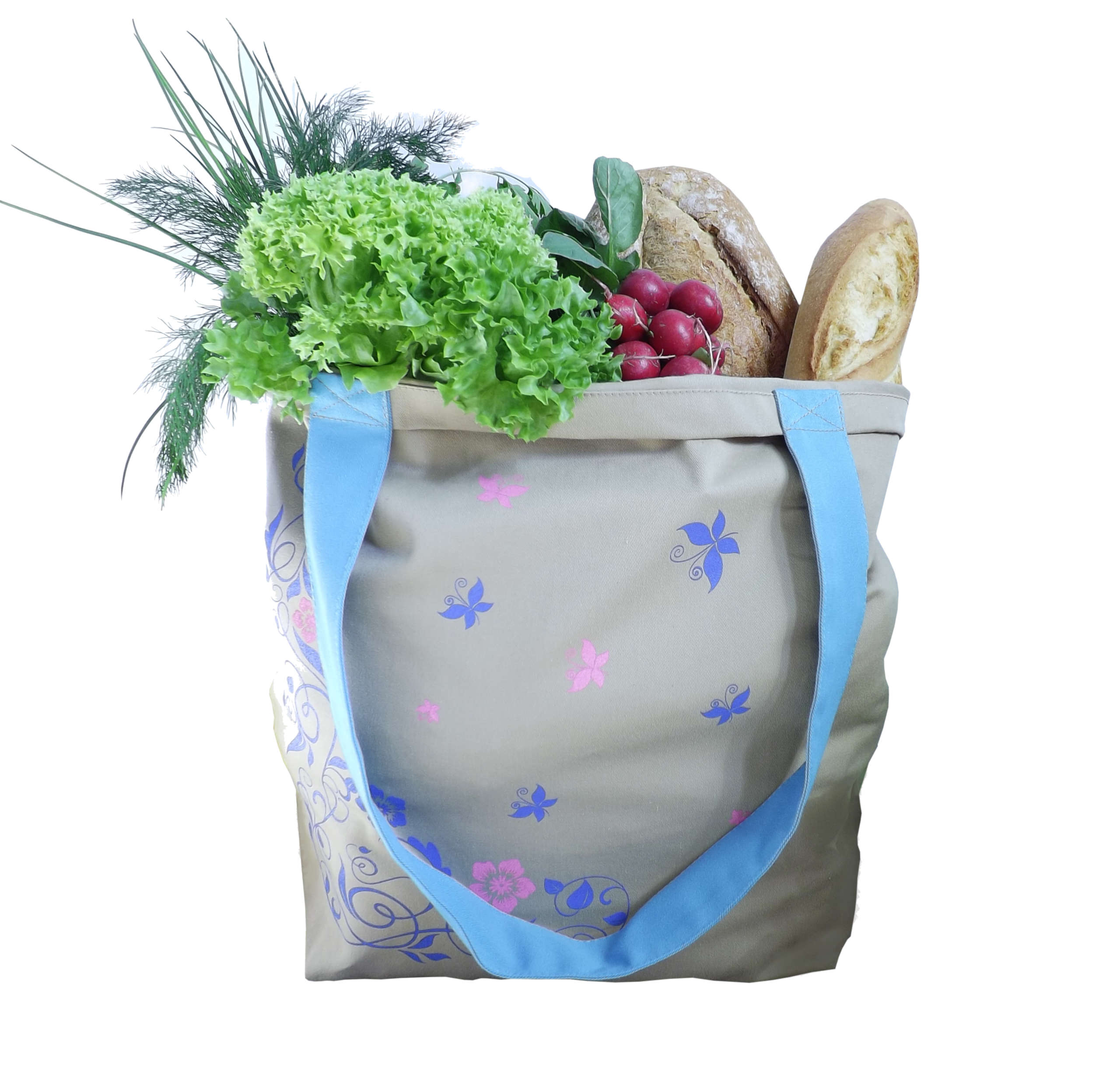 

Bawełniana torba na zakupy, mocny drelich 280 g
