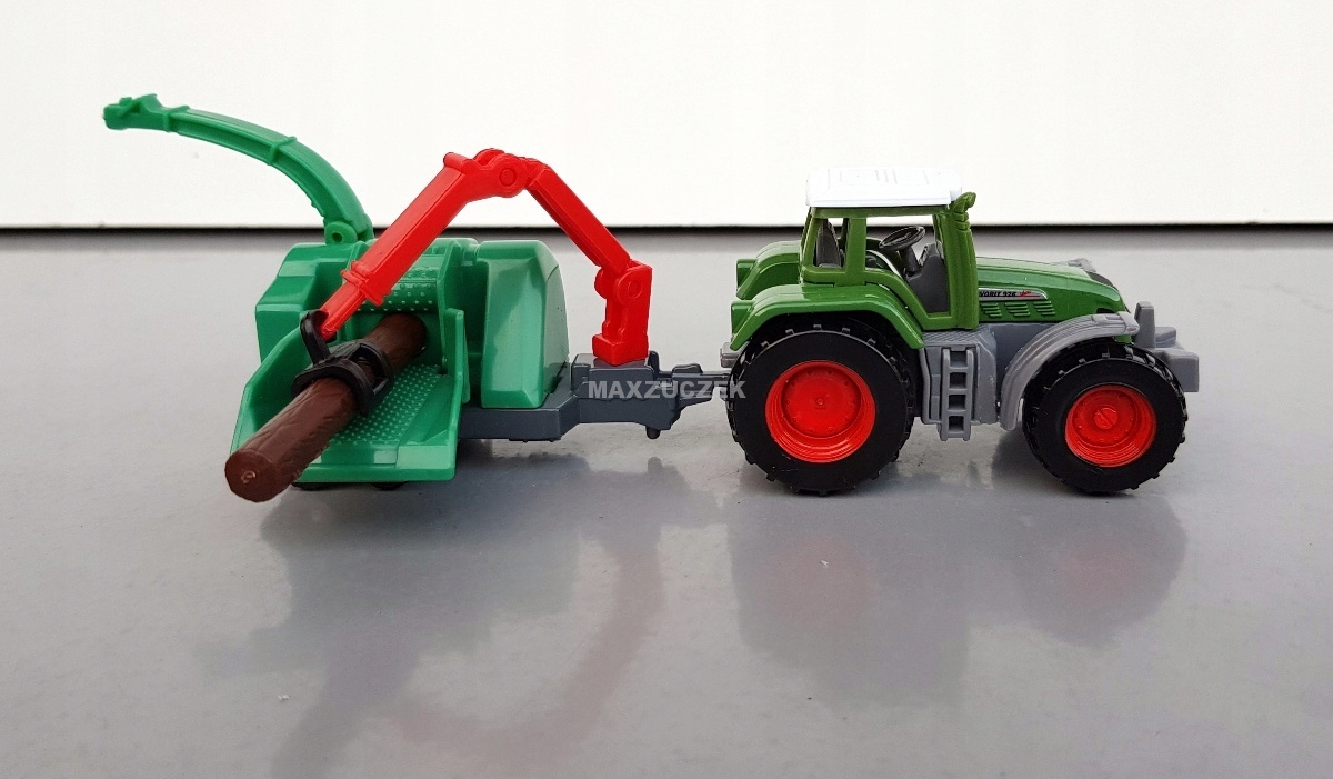 SIKU 1675 TRAKTOR FENDT + RĘBAK DO DREWNA Płeć Chłopcy Dziewczynki