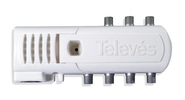 Wzmacniacz DVB-T Televes 1/6 16 dB 5531