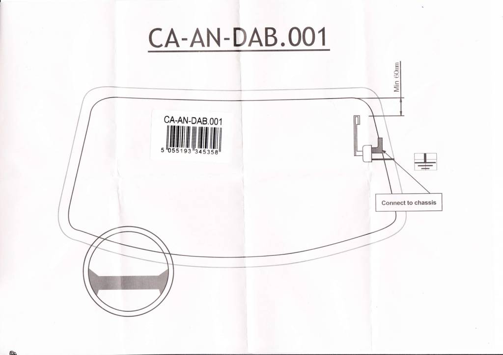 

Pioneer CA-AN-DAB.001 Antena Dab Oryginalna