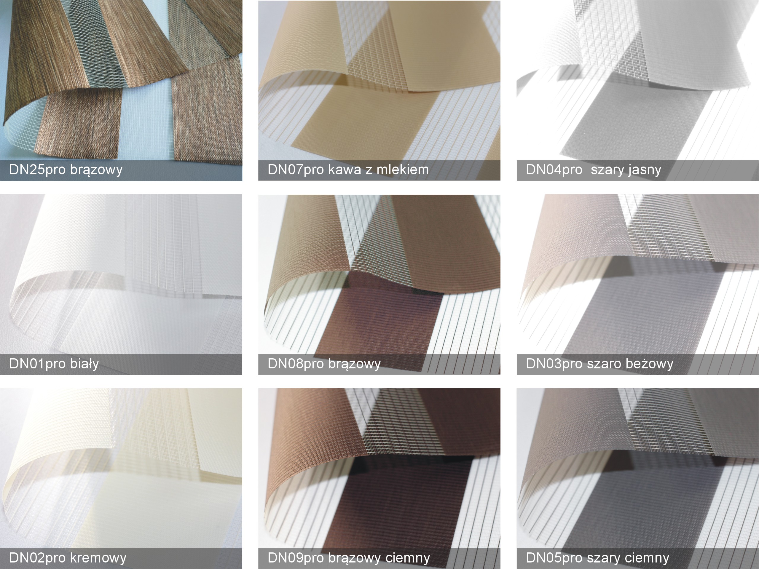 Rolety Żaluzje Dzień i Noc wewnętrzne 135x220 DN Marka Witkowski