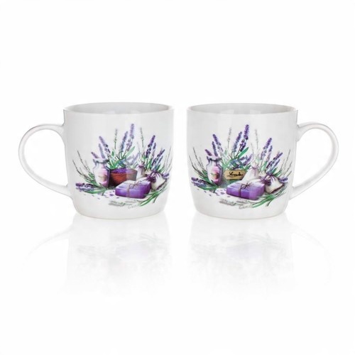 

Zestaw 2 kubki ceramiczne Lawenda 2x360ml kubek