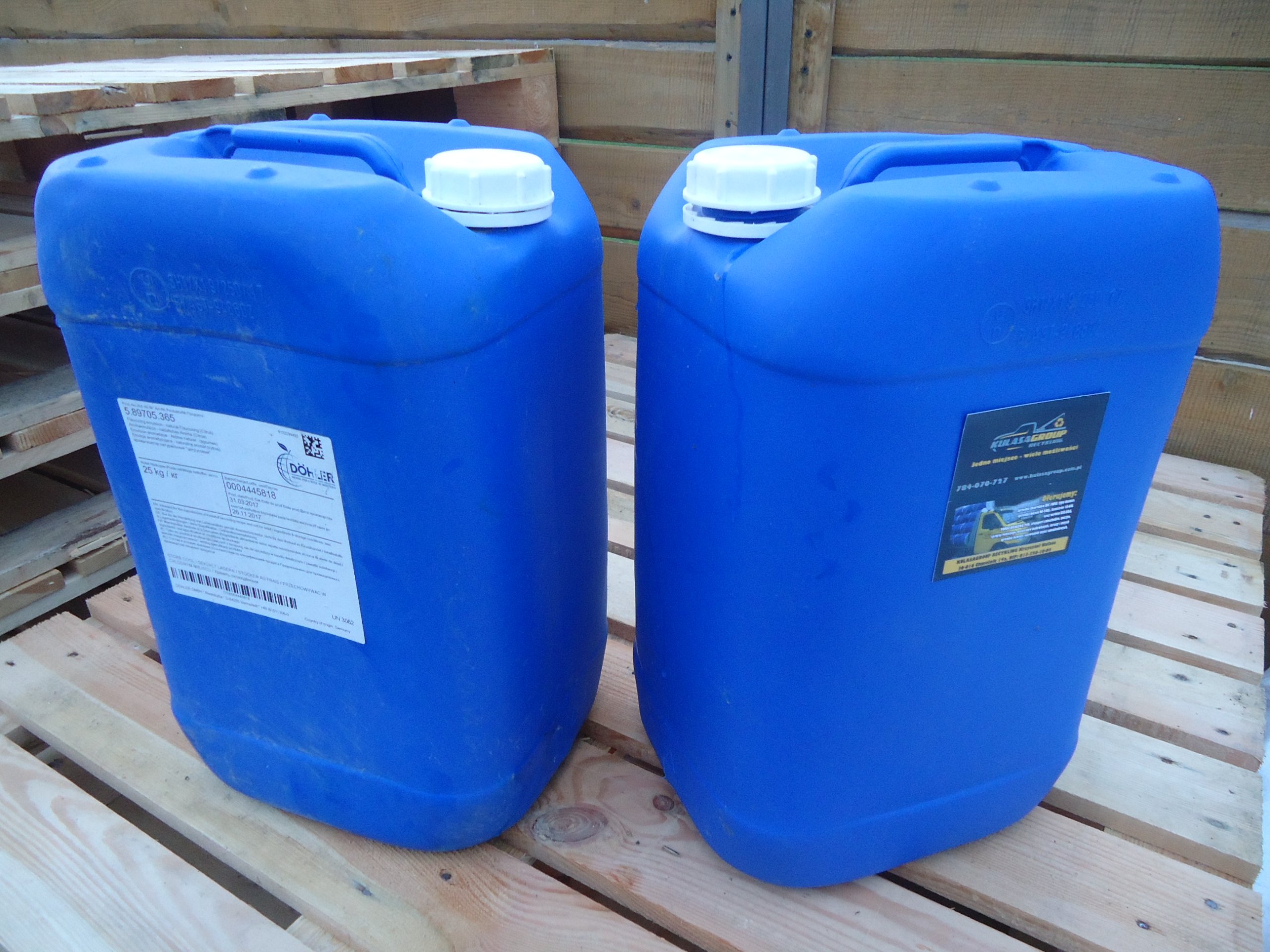 KANISTER 25L 25 litrów zbiornik plastikowy beczka bańka karnister PO AROMAT Marka bez marki