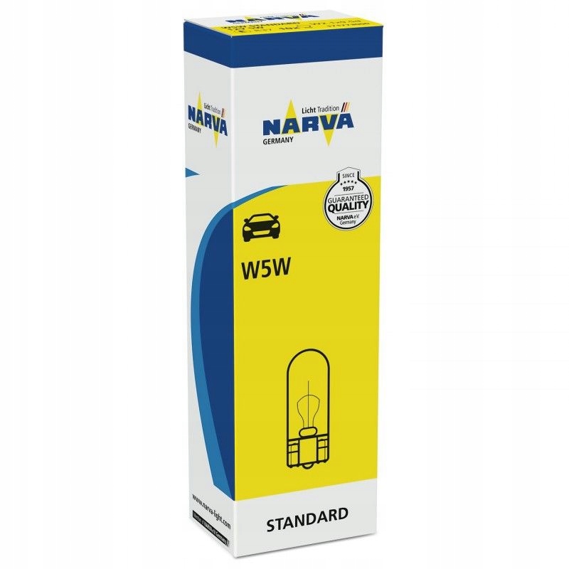 

Narva W5W Żarówka 5W 12V Standard 17177 10szt.