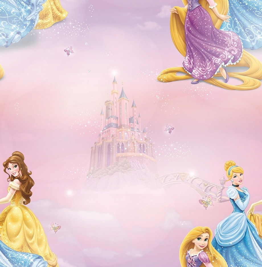 Tapeta Disneyho Princezny Růžová, Dětská