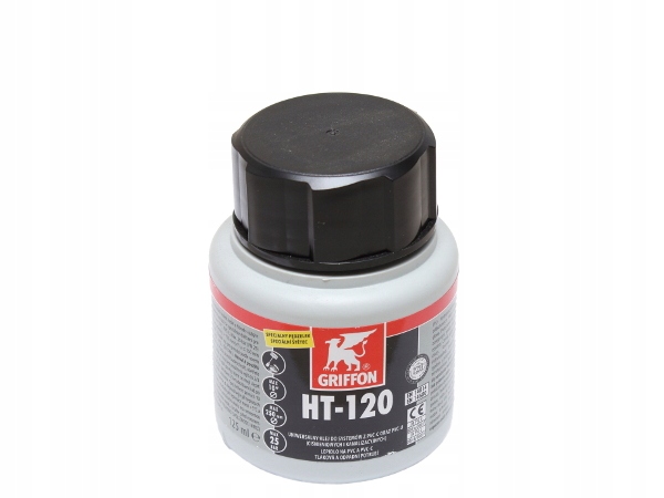 Klej do rur PVC-U i PVC-C Griffon HT-120 125ml
