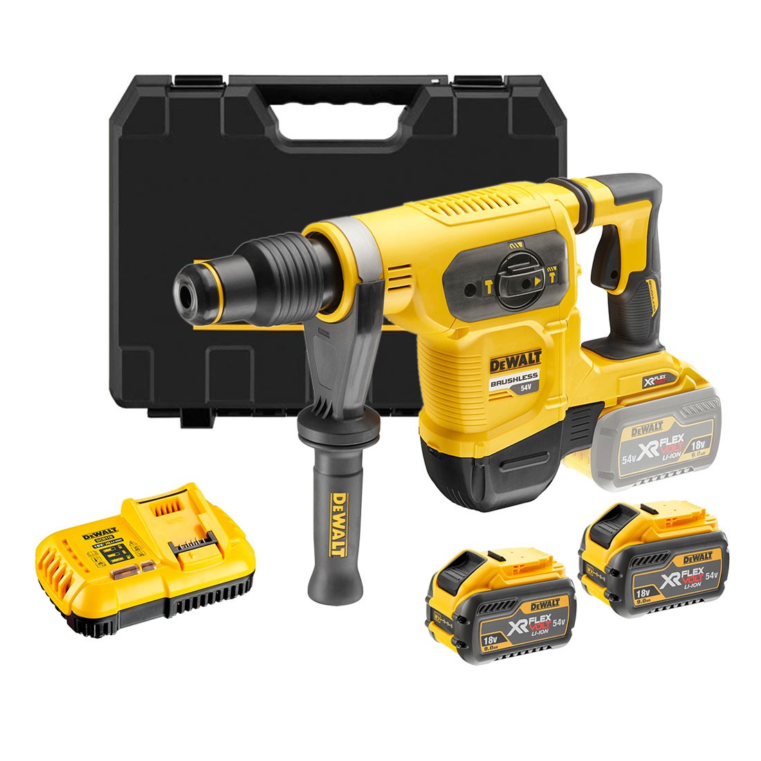 Príklepová Vŕtačka DeWalt DCH481X2 sdsmax FLEXVOLT 54V na batérie akumulátor