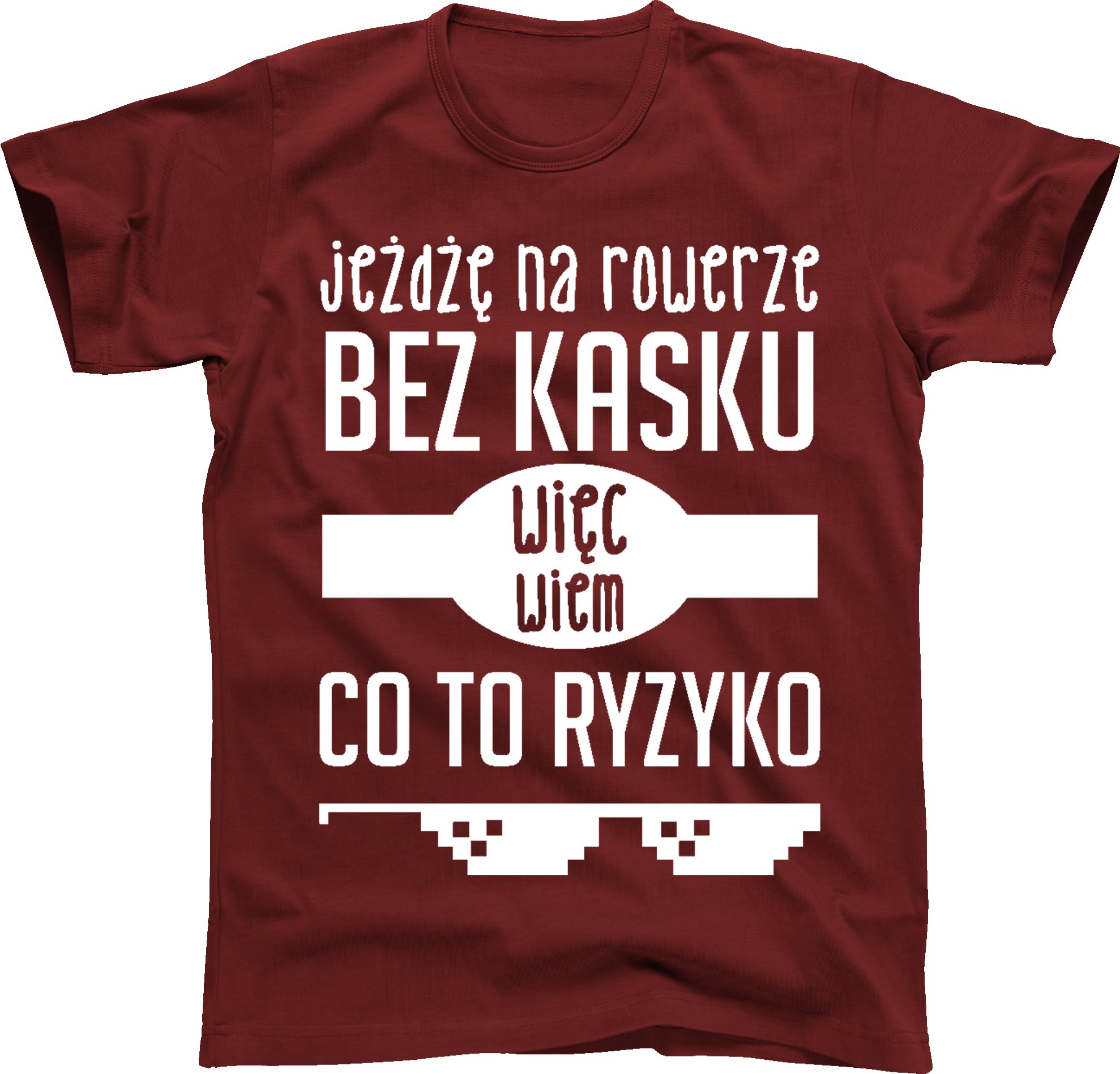 

Koszulka Rowerowa Na Rower Bez Kasku!