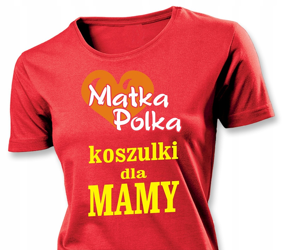 

koszulka z nadrukiem specjalnie dla mam - L