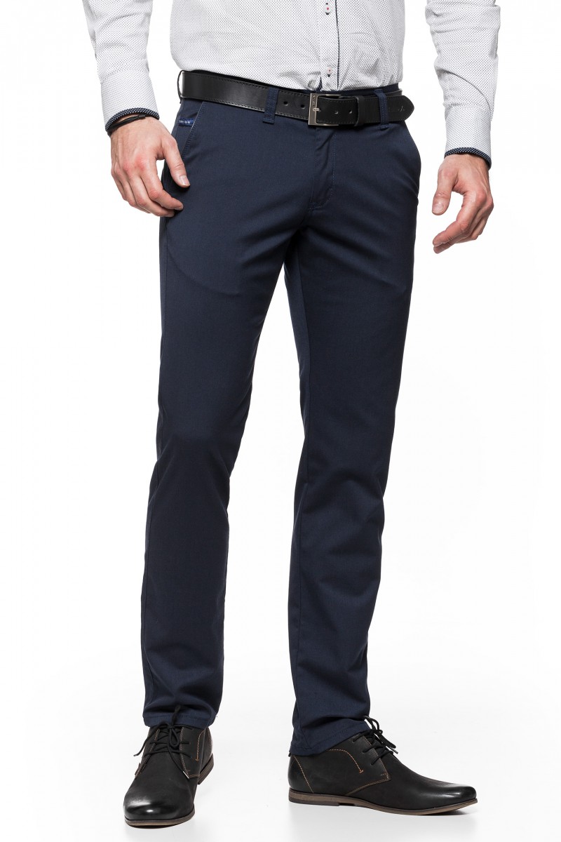 SPODNIE MĘSKIE CHINOSY VANKEL JEANS 026 -104cm/L34 Materiał dominujący poliester