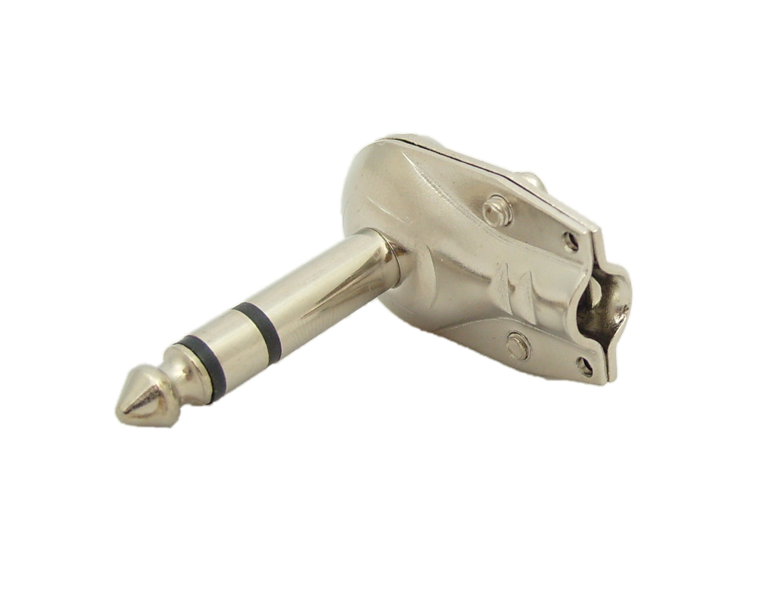 

Wtyczka Jack duży 6,3mm stereo metal kątowy