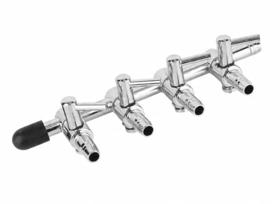 

Zawór Zaworek Z Regulacją 4/6mm Metalowy 4 Wyjścia